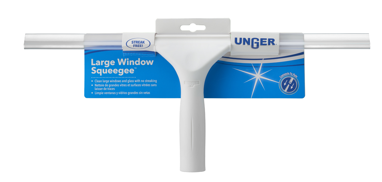 Unger 978840 Large Window 16 Inch Squeegee Quickly Cleans