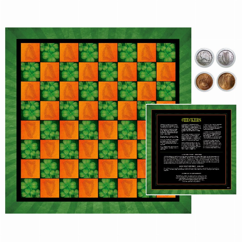 Irish Checker Coin Checker Set