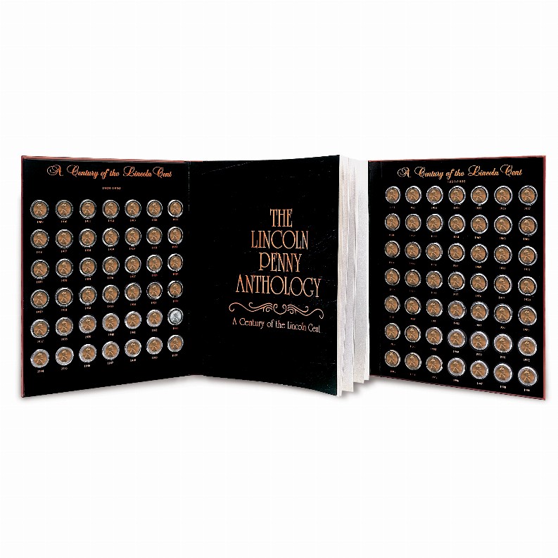 Lincoln Penny Anthology Coffee Table Book and Coin Set