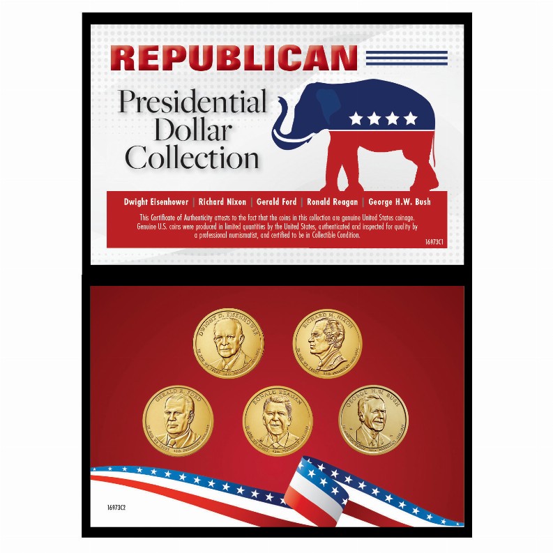 Republican Presidential Dollar Set