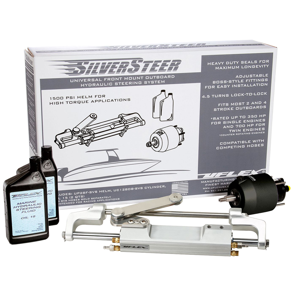 Uflex SilverSteer Front Mount Outboard Hydraulic Steering System - UC130 V2