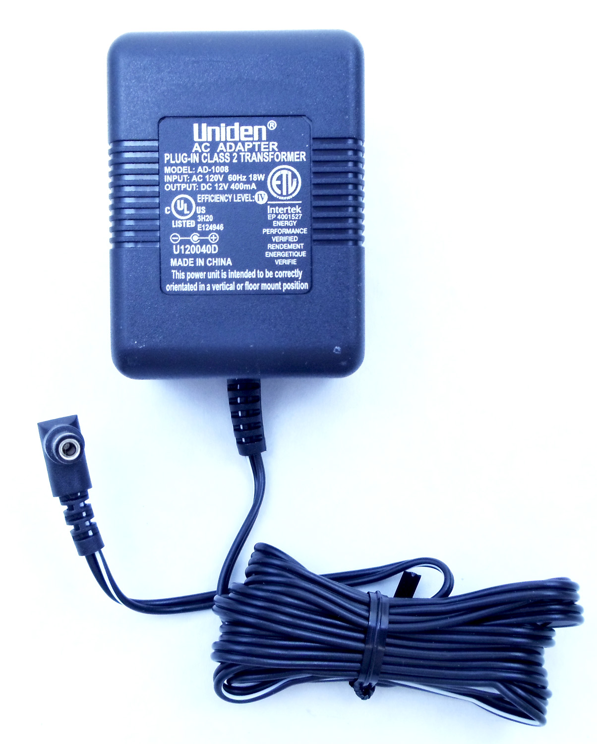 Replacement Ac Adaptor For The Bc340/370Crs