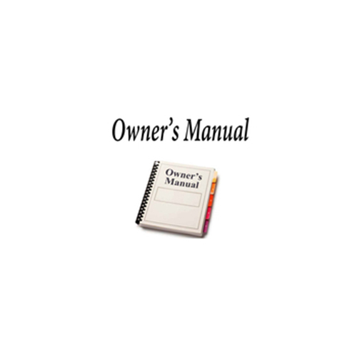 Owners Manual For Gmr100