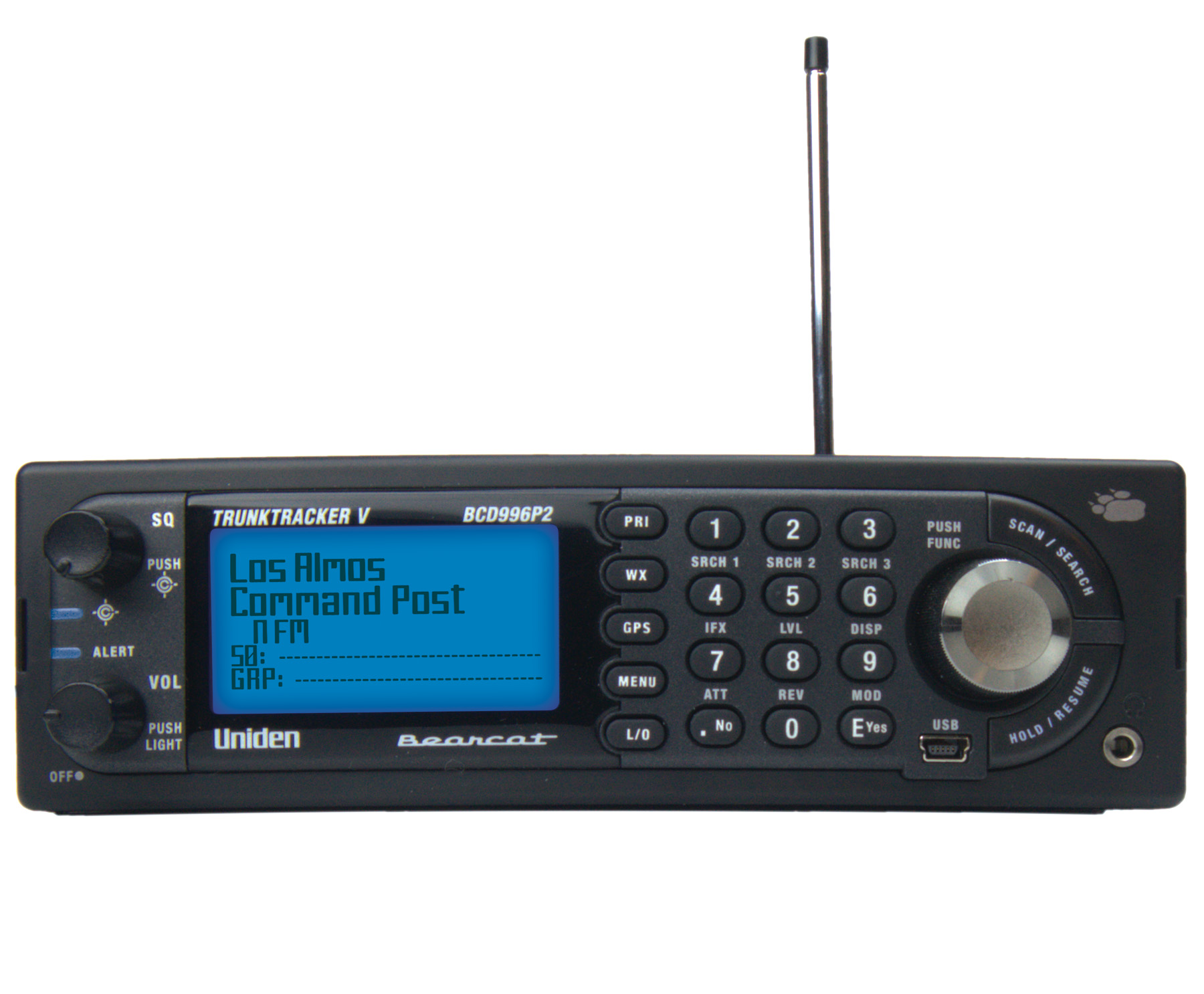 Uniden 25,000 Channel Narrow Band Mobile/Base Scanner With 12 Service Searches, Trunk Tracker V & Gps Capable