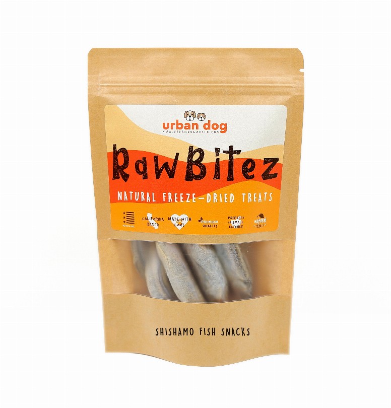 RawBitez Natural Freeze-Dried Treats - 2.5 ozShishamo Fish Snacks