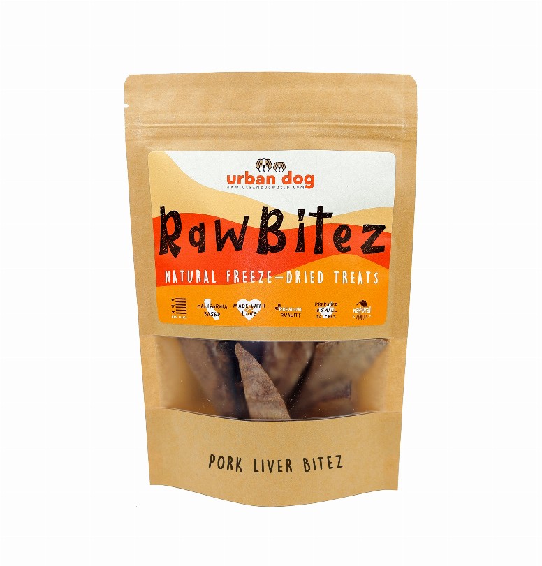 RawBitez Natural Freeze-Dried Treats - 2.5 ozPork Liver Freeze-Dried Bitez