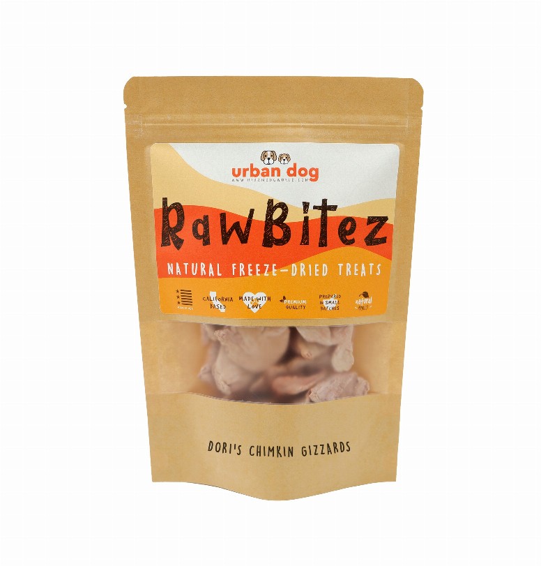 RawBitez Natural Freeze-Dried Treats - 2 ozDori's Chimkin Gizzard Bitez