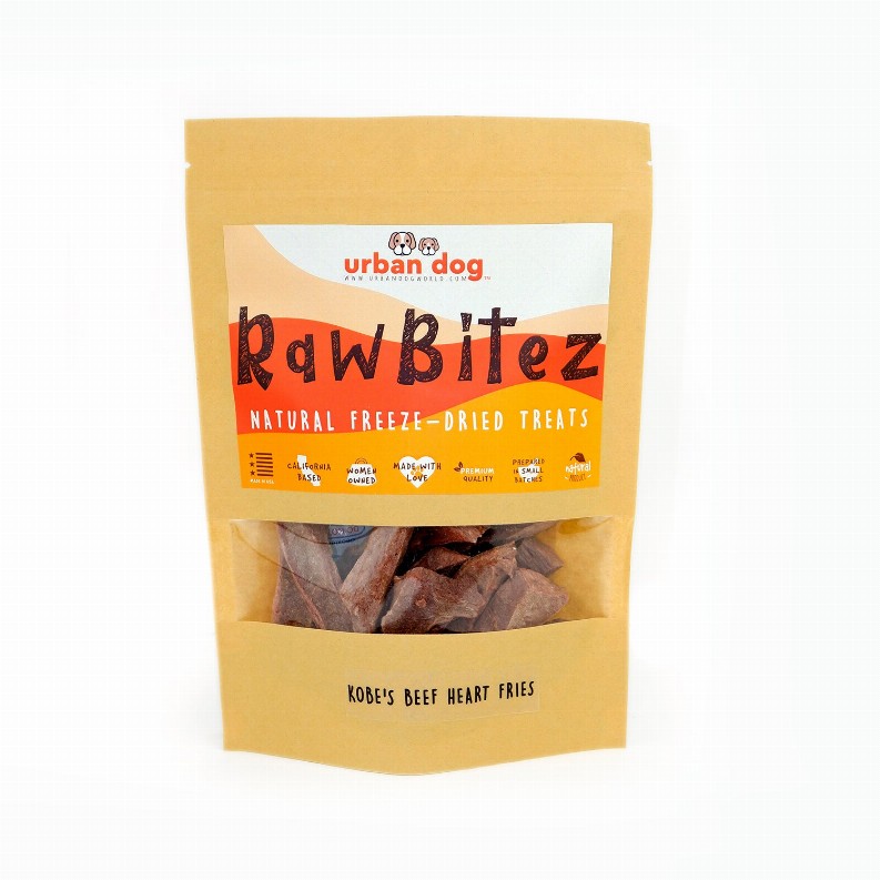 RawBitez Natural Freeze-Dried Treats - 2.5 ozKobe's Beef Heart Fries
