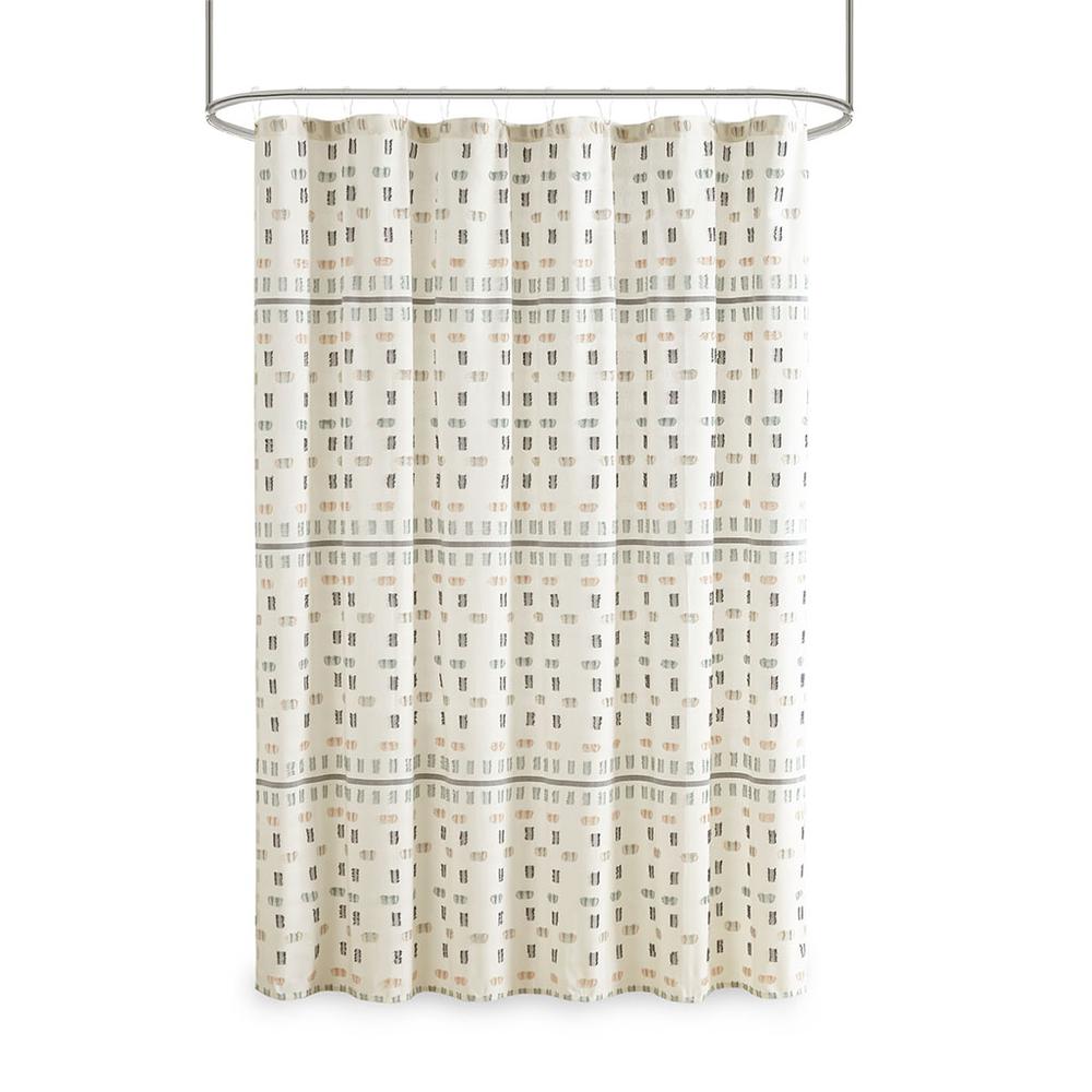 100% Cotton Jacquard Shower Curtain