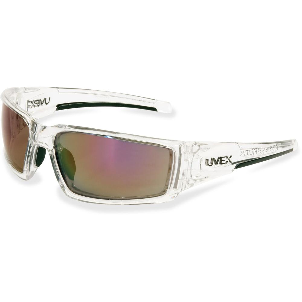 Uvex Safety Inc. Hypershock Ice Frame Eyewear - Comfortable, Anti-fog, Lightweight, Wraparound Lens, Side Shield, Scratch Resist