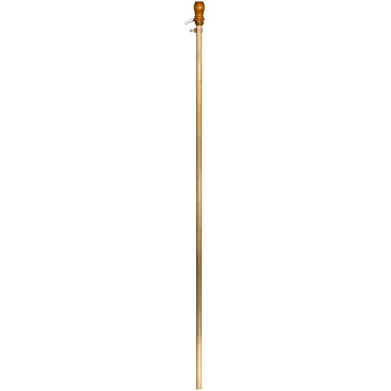 60705 1 In. X5 Ft. Wood Flag Pole