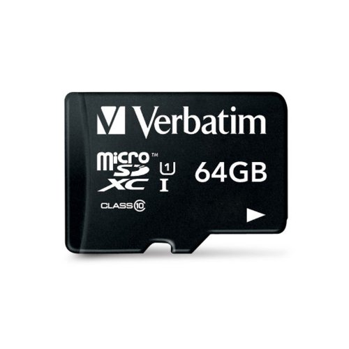 Verbatim 44084 64GB Class 10 microSDXC Card with Adapter
