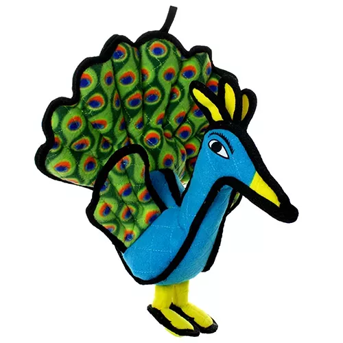 Tuffy Zoo Animal - LargeTurquoise & YellowPeacock
