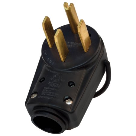 50A Replacement Male Plug Carded