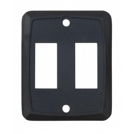 Double Face Plate - Black 1/Card