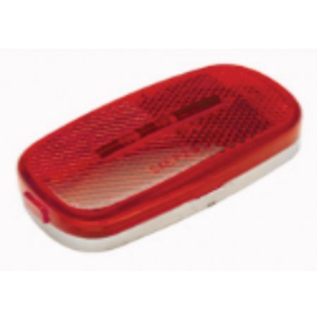 9 DIODE WATERPROOF LED 4 X 2 MARKER LIGHT - RED