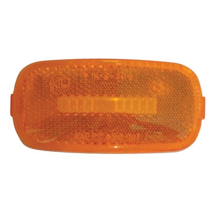 AMBER REPLACEMENT LENS FOR STANDARD 4 X 2 MARKER LIGHTS