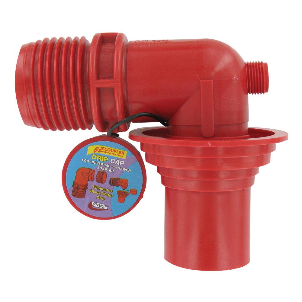 Ez Coupler Universal Sewer Adapter, Red, Carded