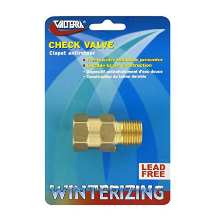 Check Valve, 1/2In, Brass, Mpt X Fpt, Lf, Carded