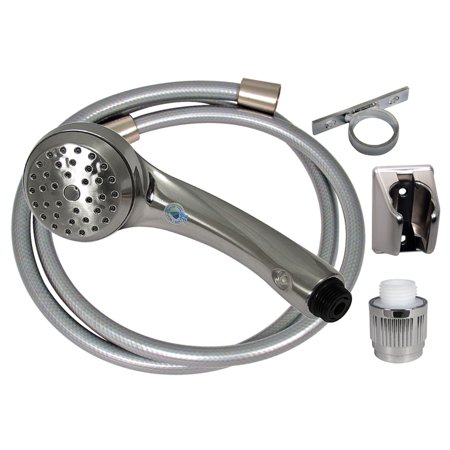 Airfusion Shower Head Kit, Separate Flow Controller, Brushed Nickel