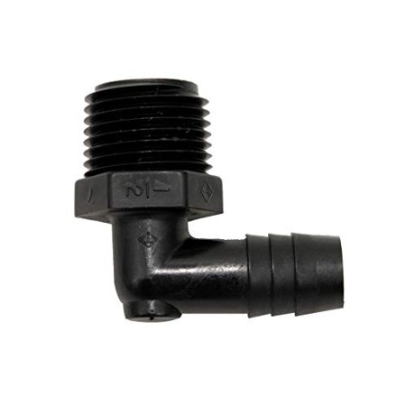 Elbow Male Adapter, 90 Degrees 1/2In Mpt X 1/2In Barb