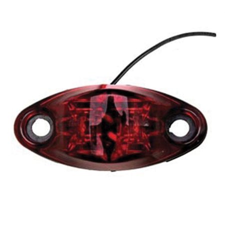 LED EXTERIOR LIGHT - 2 DIODE 1 WIRE MARKER LIGHT RED