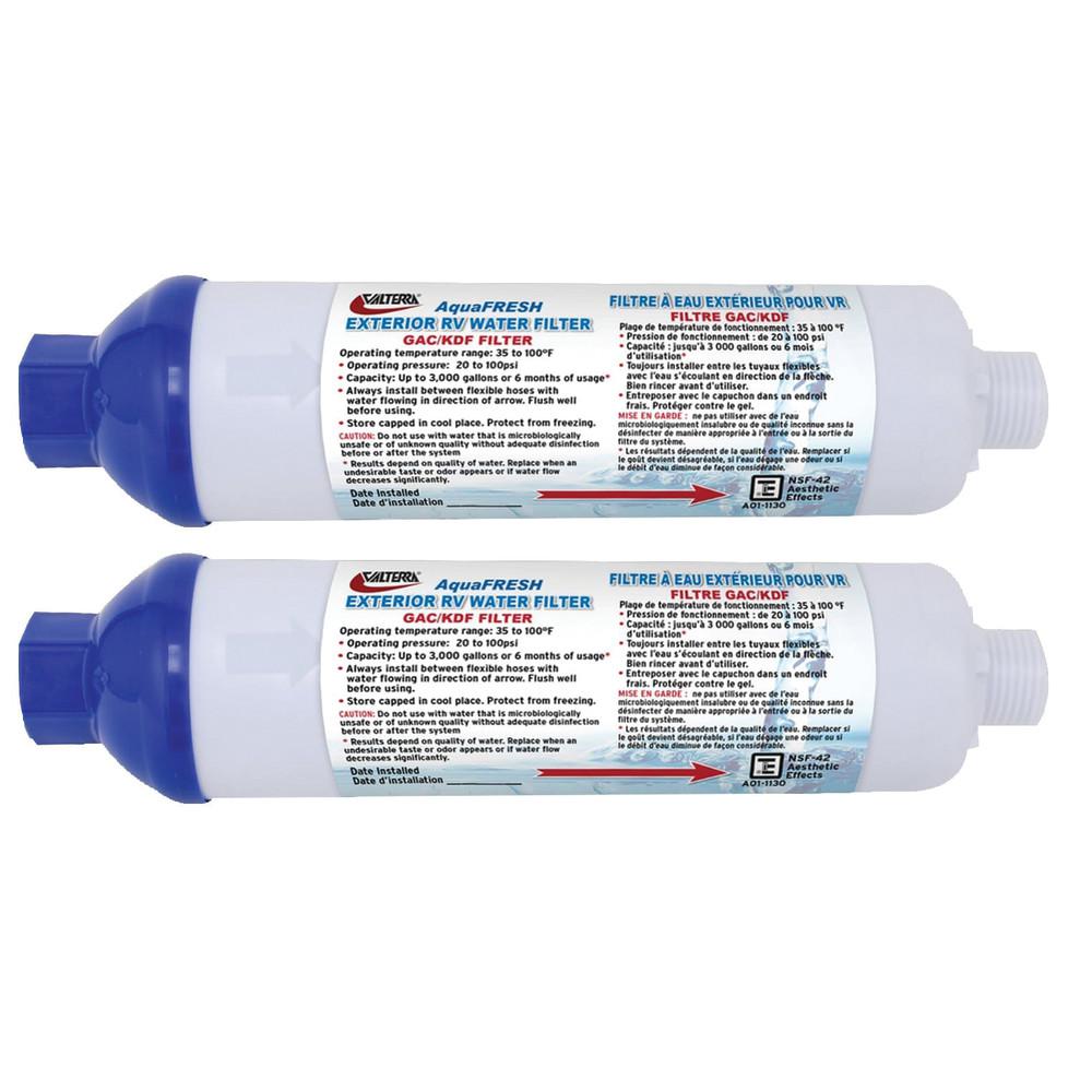 Inline Water Filter, 2 Pack