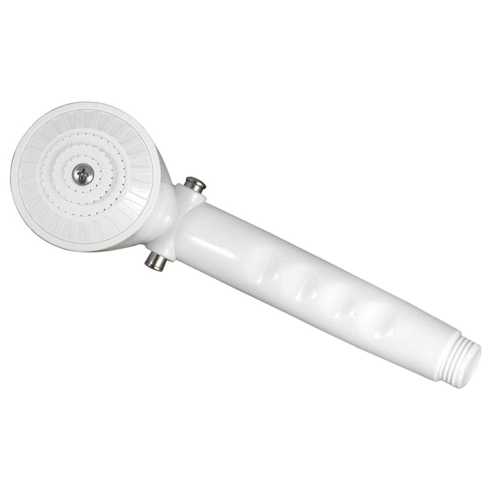 Shower Head Kit, Trickle Shut-Off, 60In Hose, White