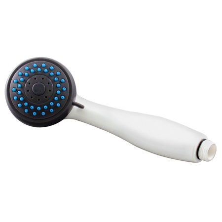 Shower Head, 3 Function Handheld, Flow Ctrl, Spray/Massage, White