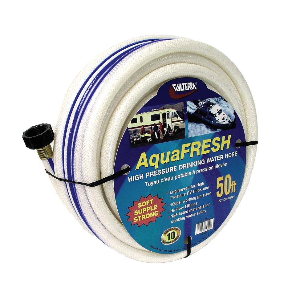 Drinking Water Hose, 1/2In X 50Ft, White