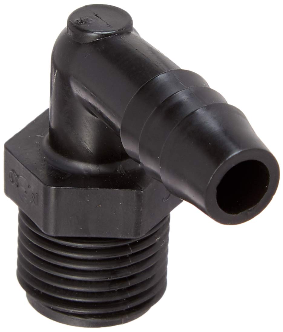 ELBOW MALE ADAPTER 90 DEGREES 3/8IN MPT X 3/8IN BARB