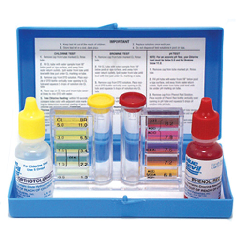 Test Kit, Valterra, Liquid, 3-Way OTO, Bromine, Chlorine & pH