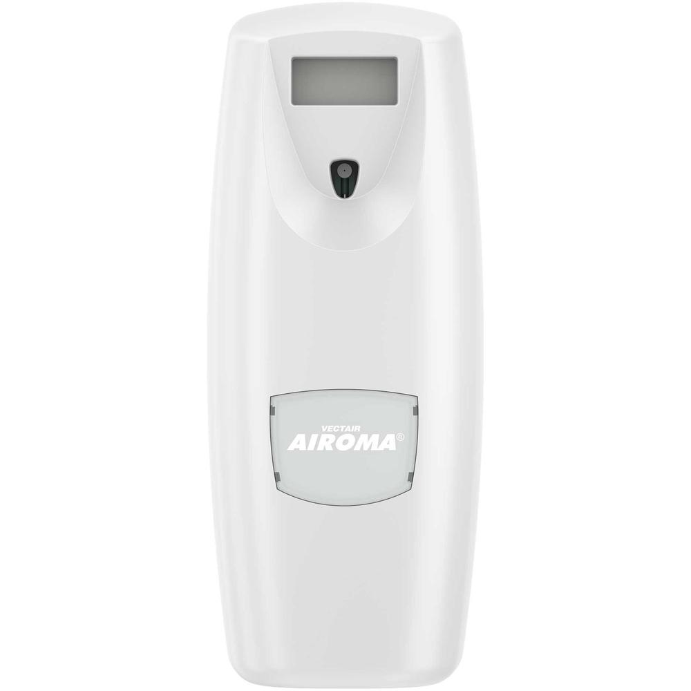 Vectair Systems Airoma Aerosol Air Freshener Dispenser - 60 Day Refill Life - 6000 ft Coverage - 1 Each - White