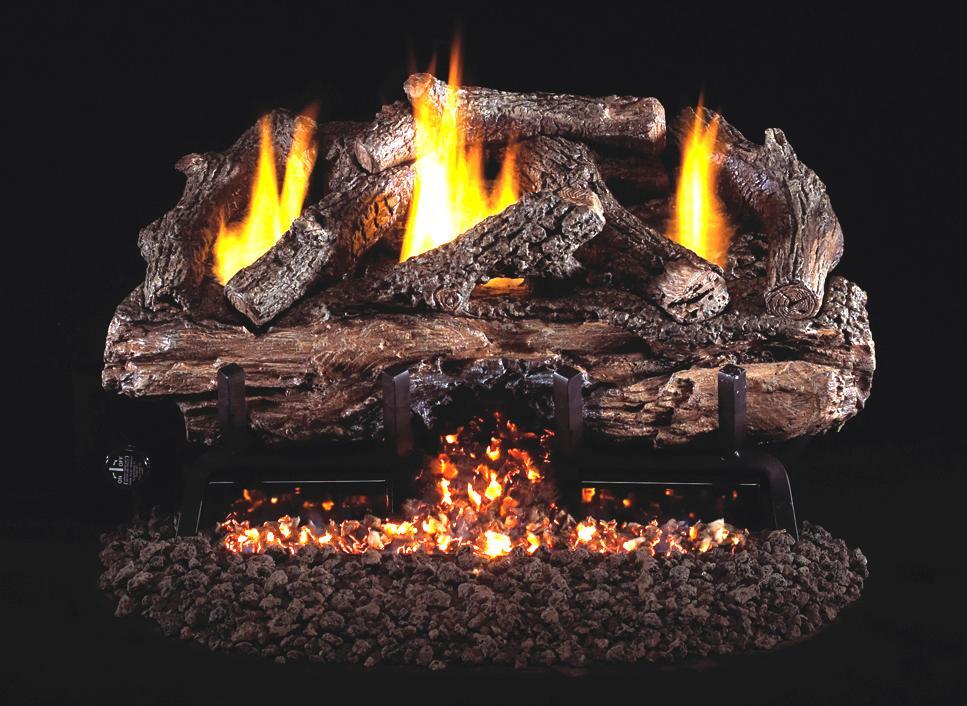 CHAS-30 Standard 30" Ventless Charred Aged Split. Logs Only (does not include burner)