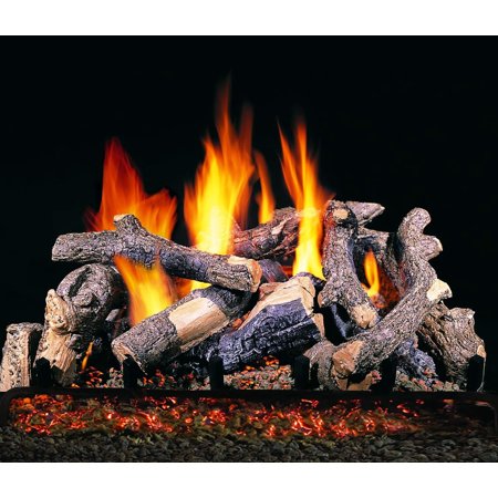 CHDS-30 R.H. Peterson Standard 30" Charred Oak Stack. Logs Only (does not include burner)