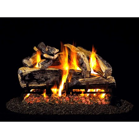 CHRRSO-24 R.H. Peterson Standard 24" Charred Rugged Split Oak. Logs Only (does not include burner)
