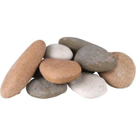 Real Fyre Decorative Assorted River Rock Fyre Stones