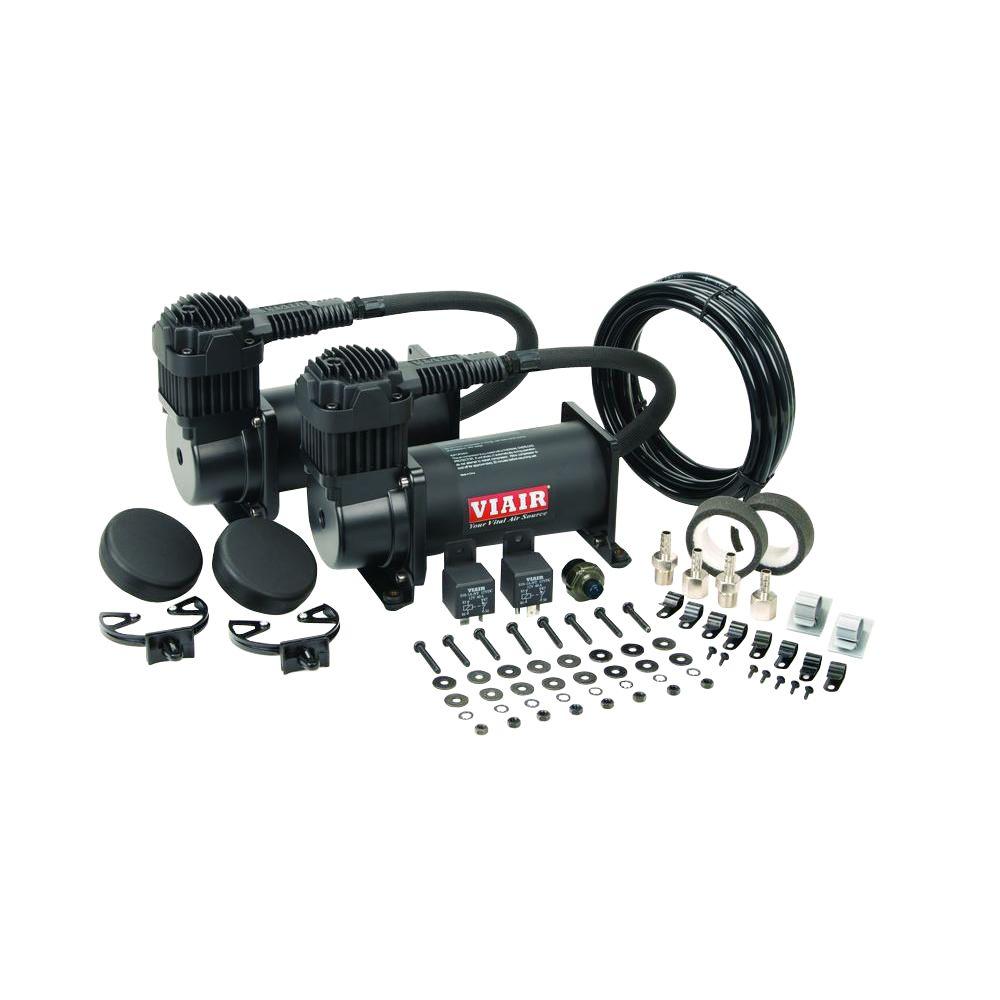 DUAL STEALTH BLACK 400C VALUE PACK (150 PSI, 400C/2, 110/145 P. SWITCH, 40 AMP RELAY/2