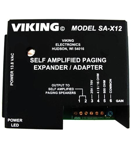 Self Amplified Paging System Expander