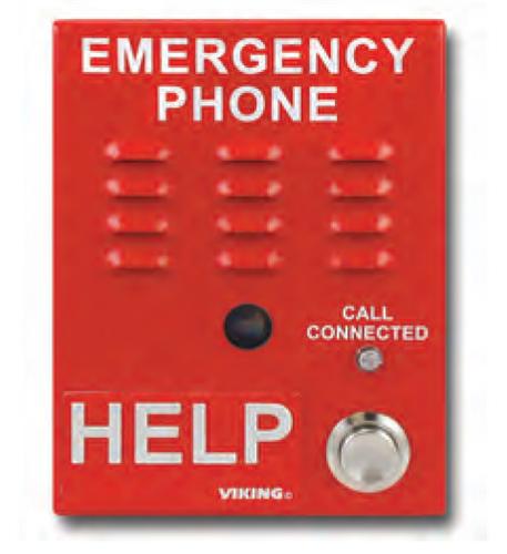 IP Emergency Phone wHD Vid Surface Mount