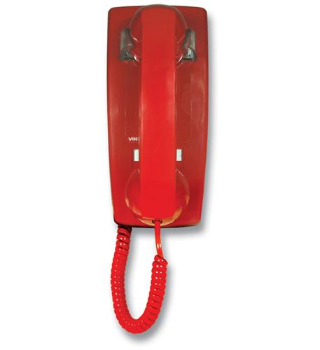 Hotline Wall Phone - Red