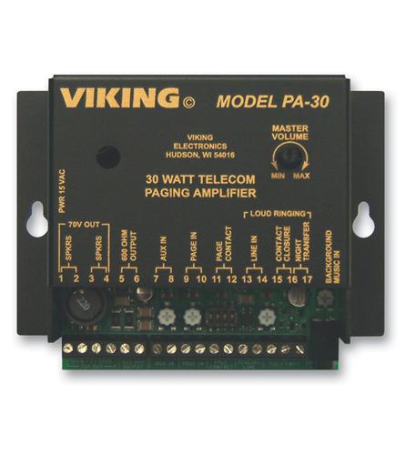 Viking 30 Watt Telecom Paging Amp
