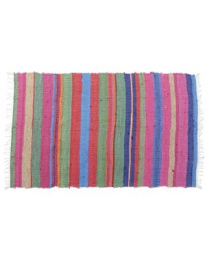 Recycled Fabric Rug - Assorted Color and Size - 4' x 6' Natural