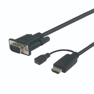 HDMI to VGA 2M Cable