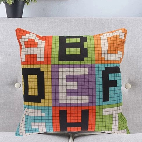 ABC of Love Cushion Covers - Abc Of Love Pixels