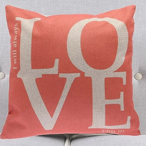 ABC of Love Cushion Covers - I Will Always Love You