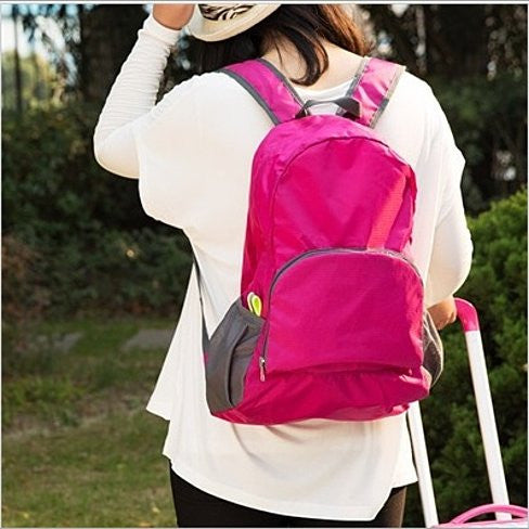 Ahana Bag In A Bag Backpack - Hot Pink