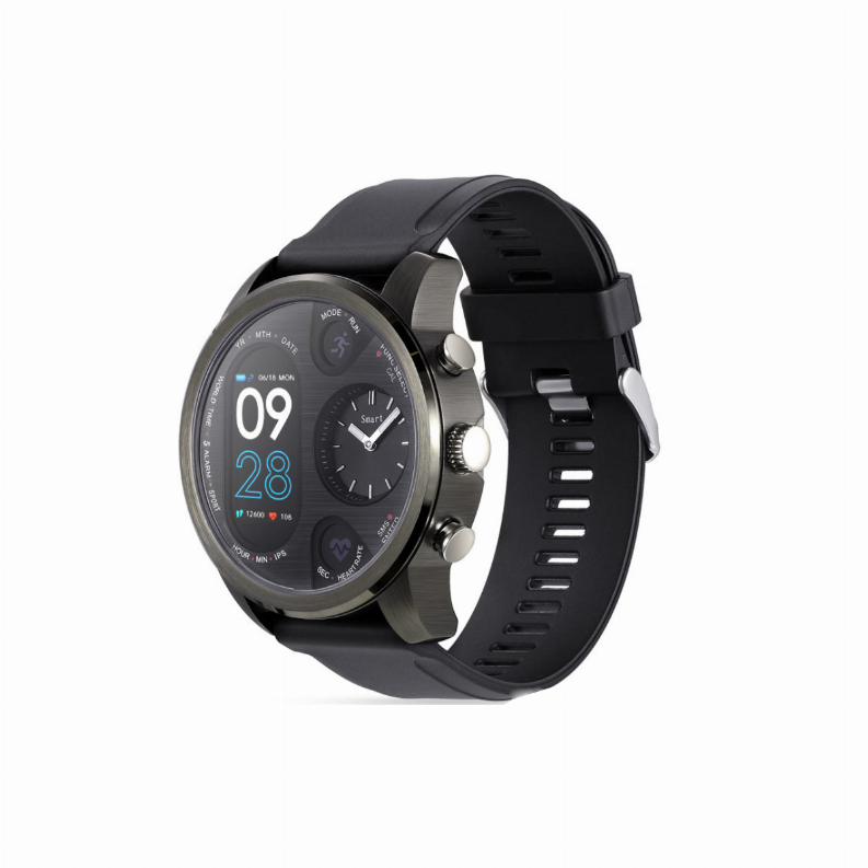 Alista Rugged Unisex Smart Watch - Black/Black