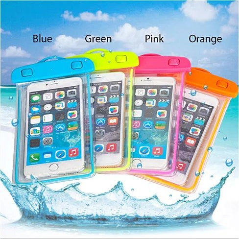 EverGlow WaterProof Pouch For Your Smartphone And Essentials - Orange