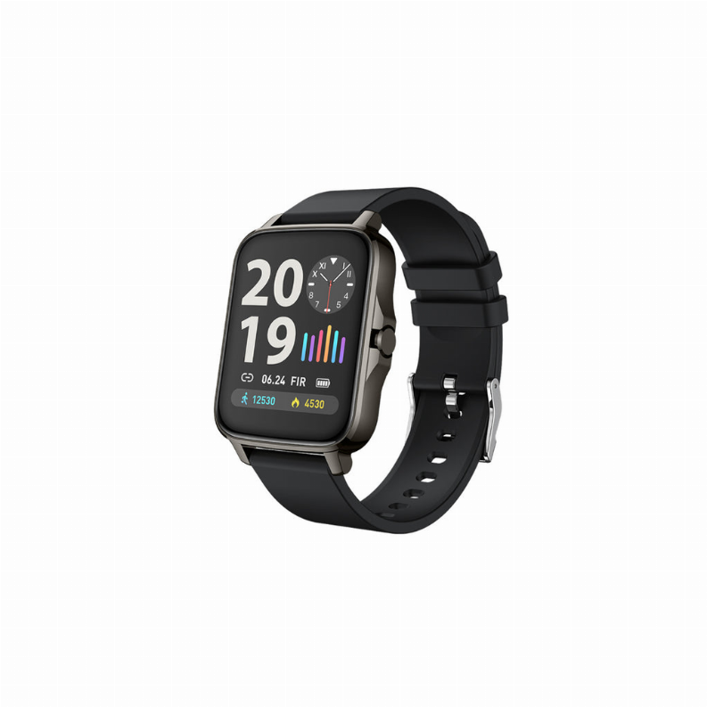 Lifestyle Smart Watch Heart Health Monitor And More - Basic Black